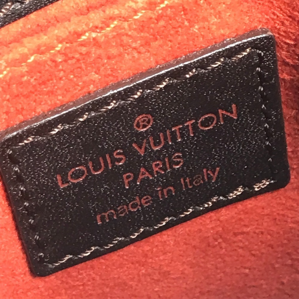 LOUIS VUITTON Authentic Brown Damier Leather Pochette Shoulder Bag - Picture 15 of 16